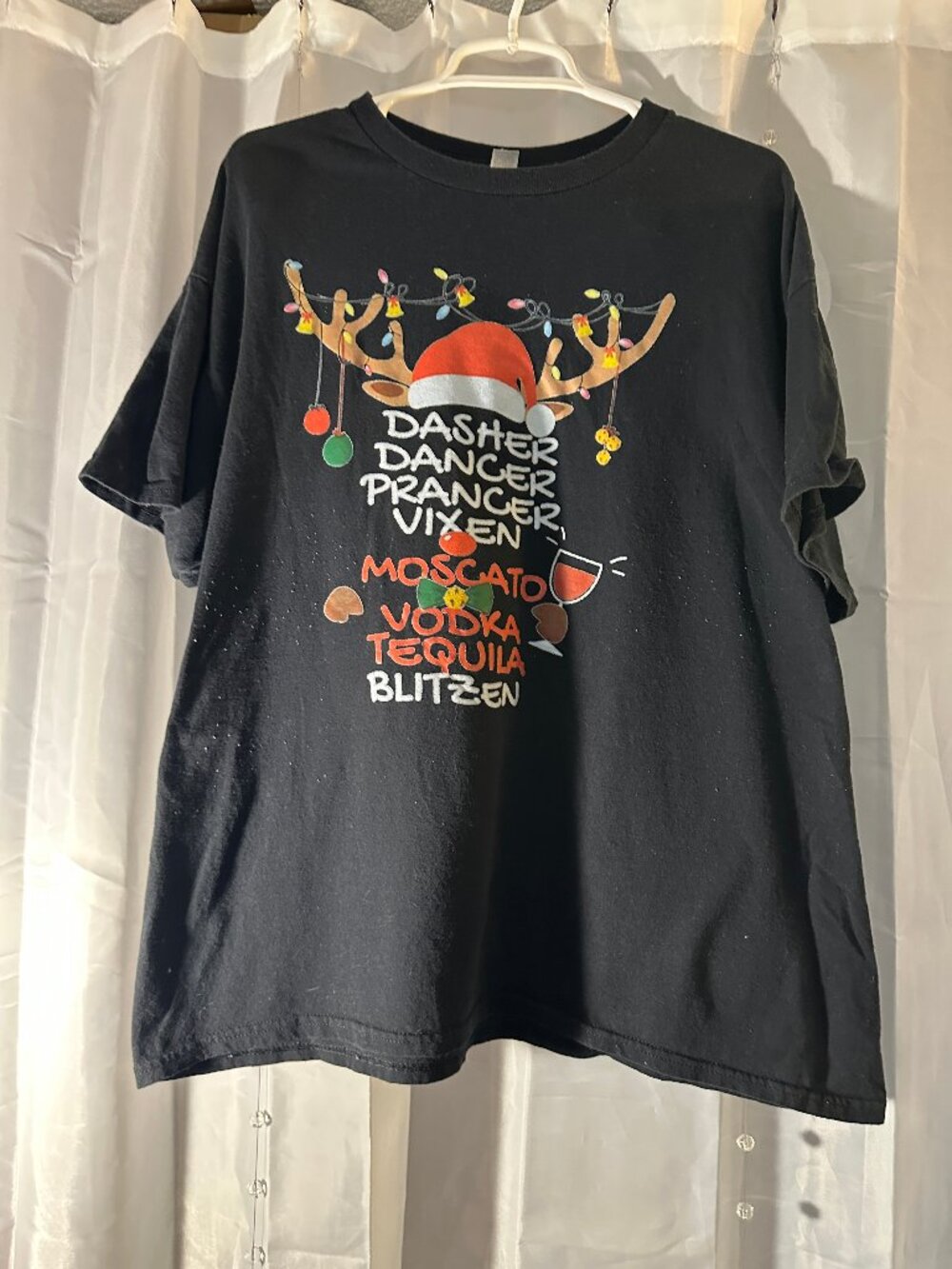 Dasher, Dancer, Prancer, Vixen, Moscato, Vodka, Tequila, Blitzen